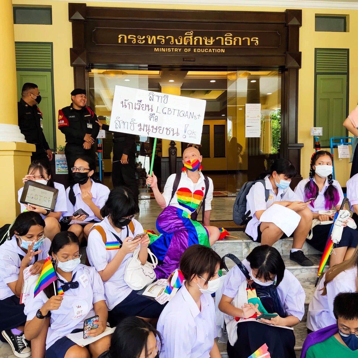 New hashtag trends on Twitter as Thai students rip apart discriminatory Thai curriculum in support of LGBTQ+ rights